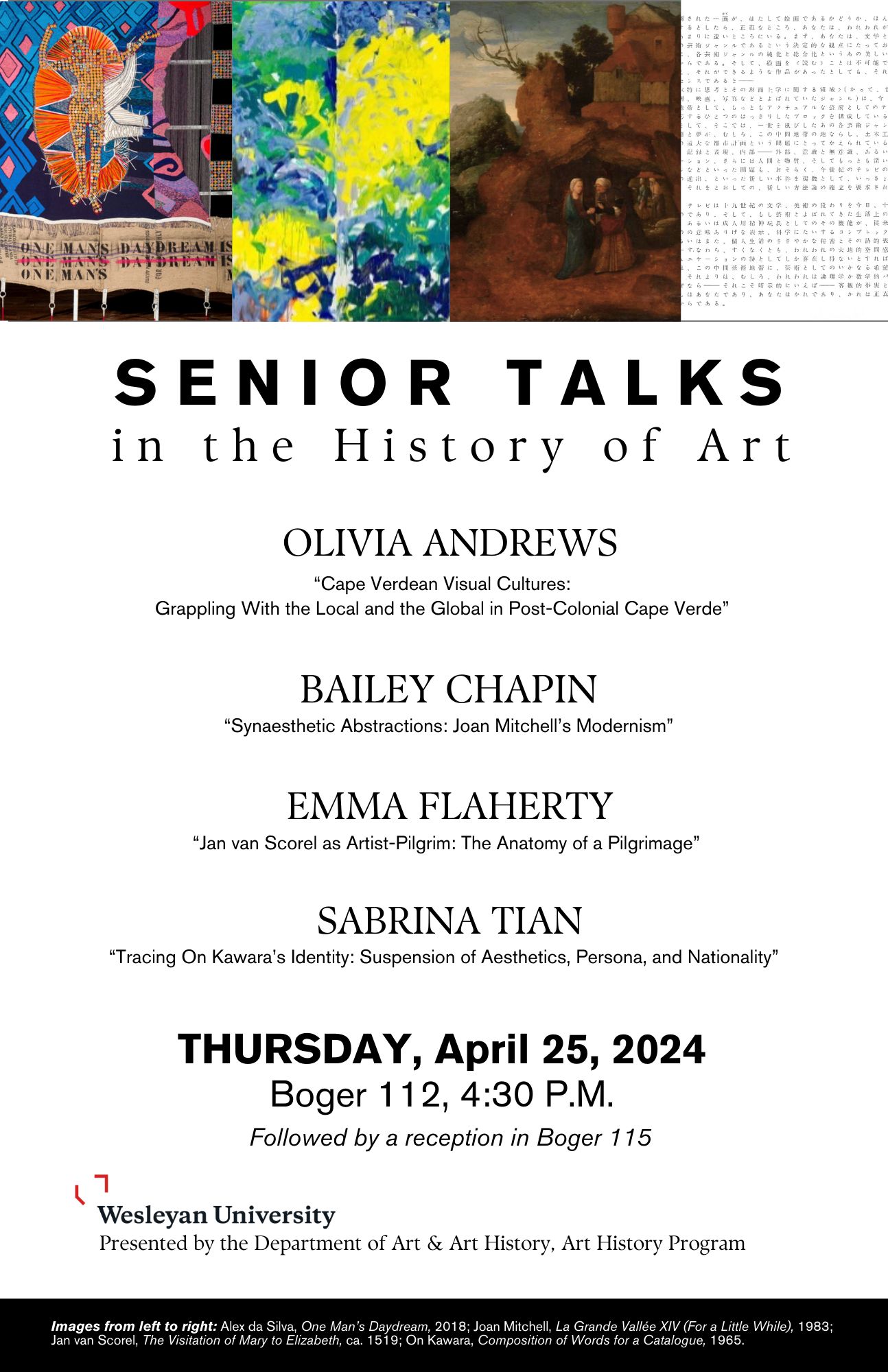 Senior Talks April 25 2024
